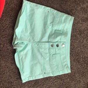 Teal /green shorts